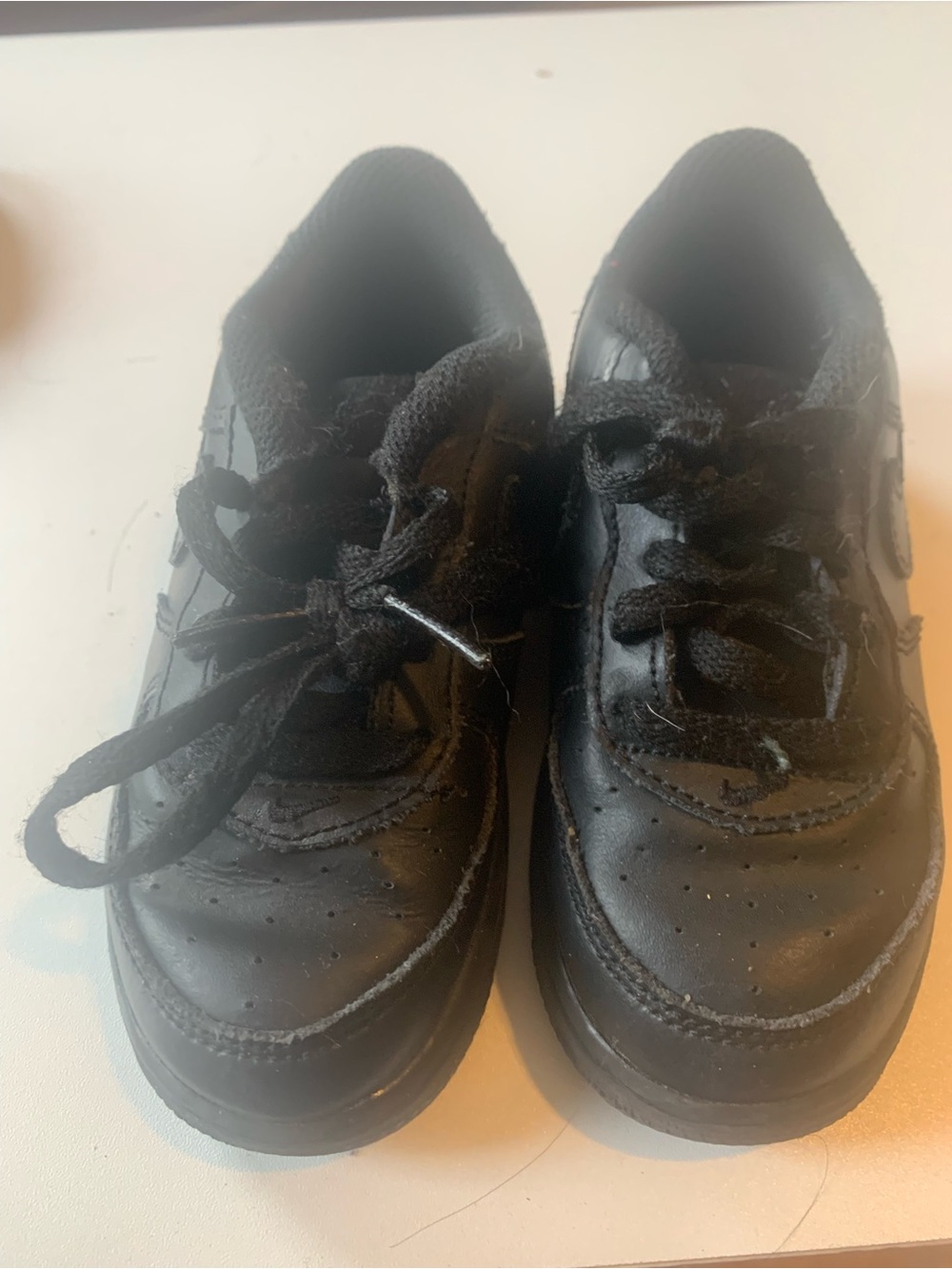 Kids' Classic Black Lace-Up School Shoes